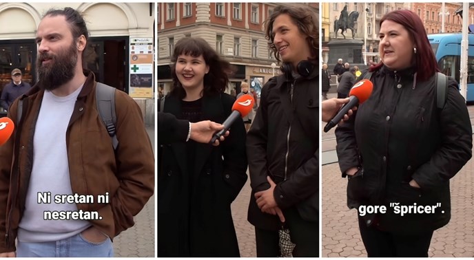 Pitali smo ljude u Zagrebu jesu li sretni i što ih usrećuje: "Veseli me dobro piće"