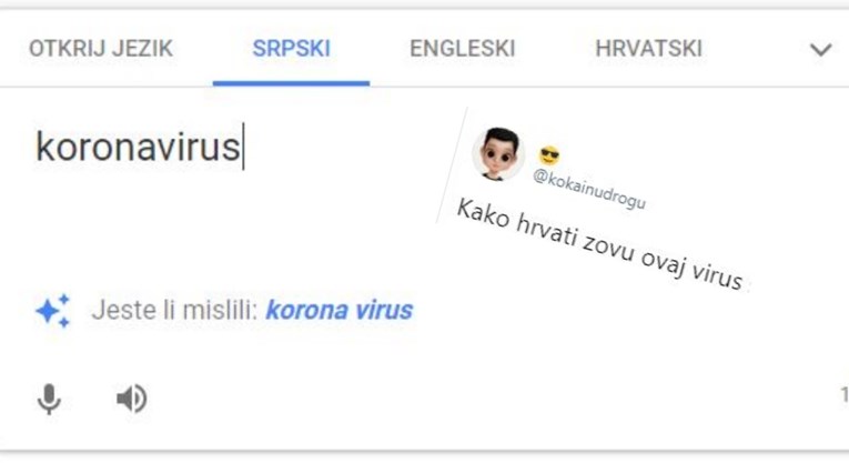 Srbi se sprdaju na Twitteru: Kako Hrvati zovu ovaj virus?