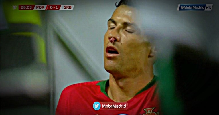 Ozlijeđeni Ronaldo u bolovima zamijenjen protiv Srbije