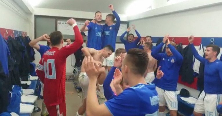 VIDEO Ovako su Dinamovi igrači proslavili pobjedu usred Poljuda