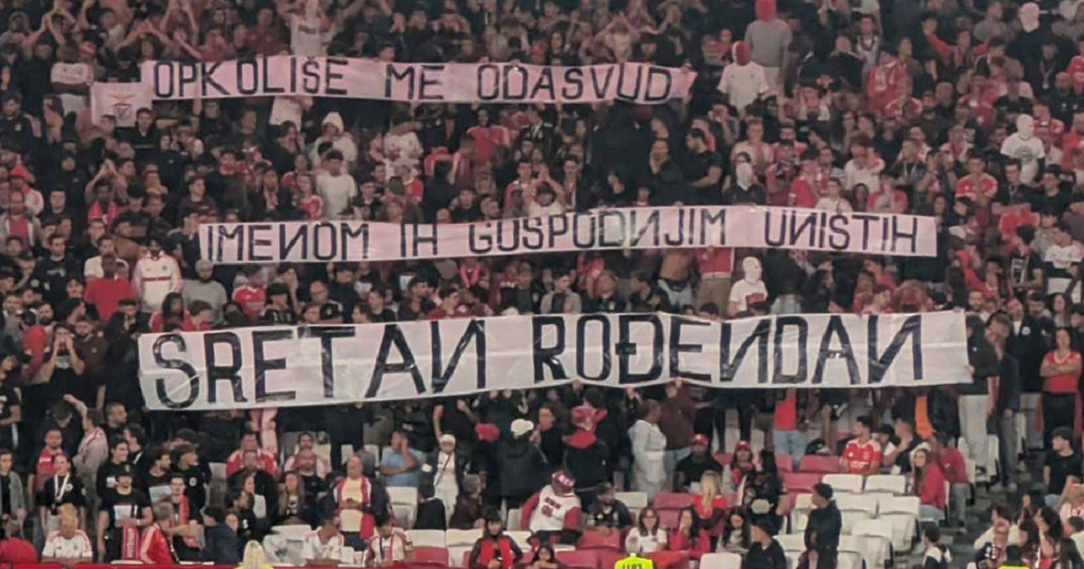 Navijači Benfice na hrvatskom: "Opkoliše me odasvud. Imenom ih Gospodnjim uništih"