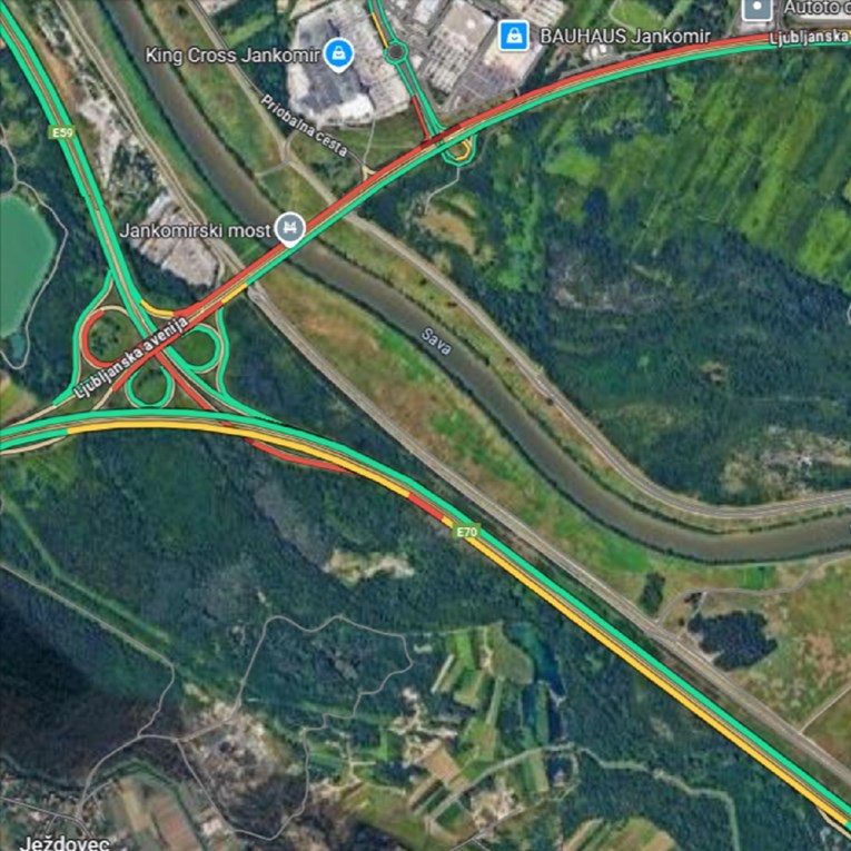 Kolona na zagrebačkoj obilaznici