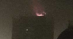 Vatrogasac o požaru na vrhu nebodera u Zagrebu: Izbio je od ostataka vatrometa