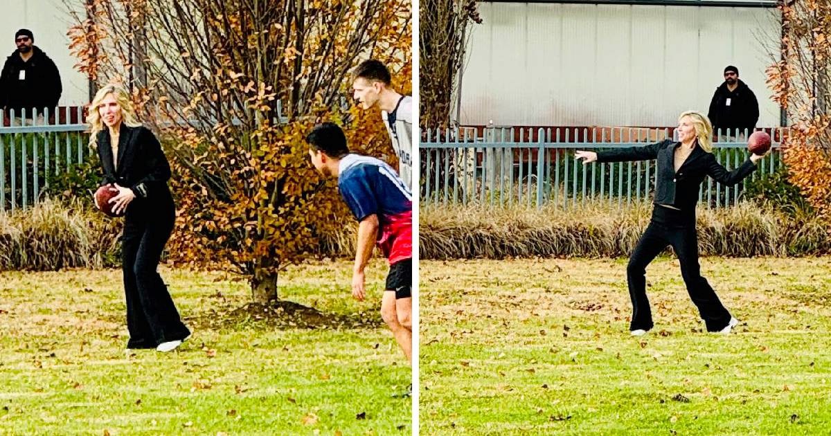 Američka veleposlanica u Hrvatskoj zaigrala američki nogomet, pogledajte kako joj ide