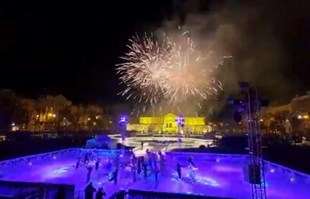 VIDEO Pogledajte spektakularni vatromet na otvorenju Ledenog parka na Tomislavcu