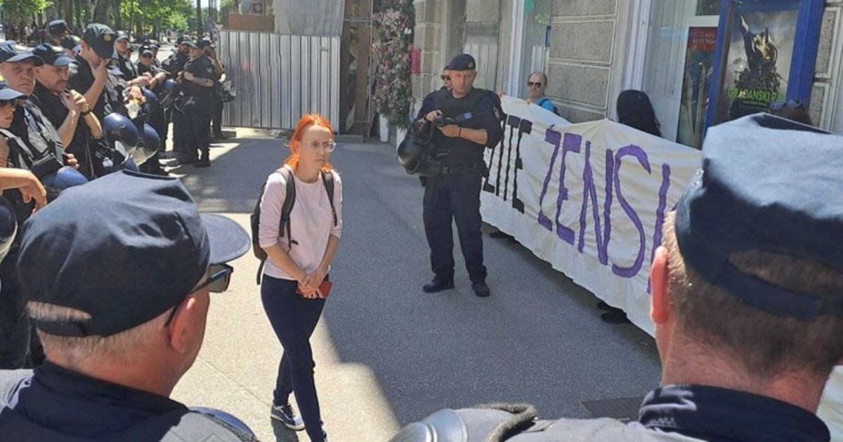 Protivnica "Hoda za život": Policija nas je okružila i držala dva sata. Pozlilo mi je