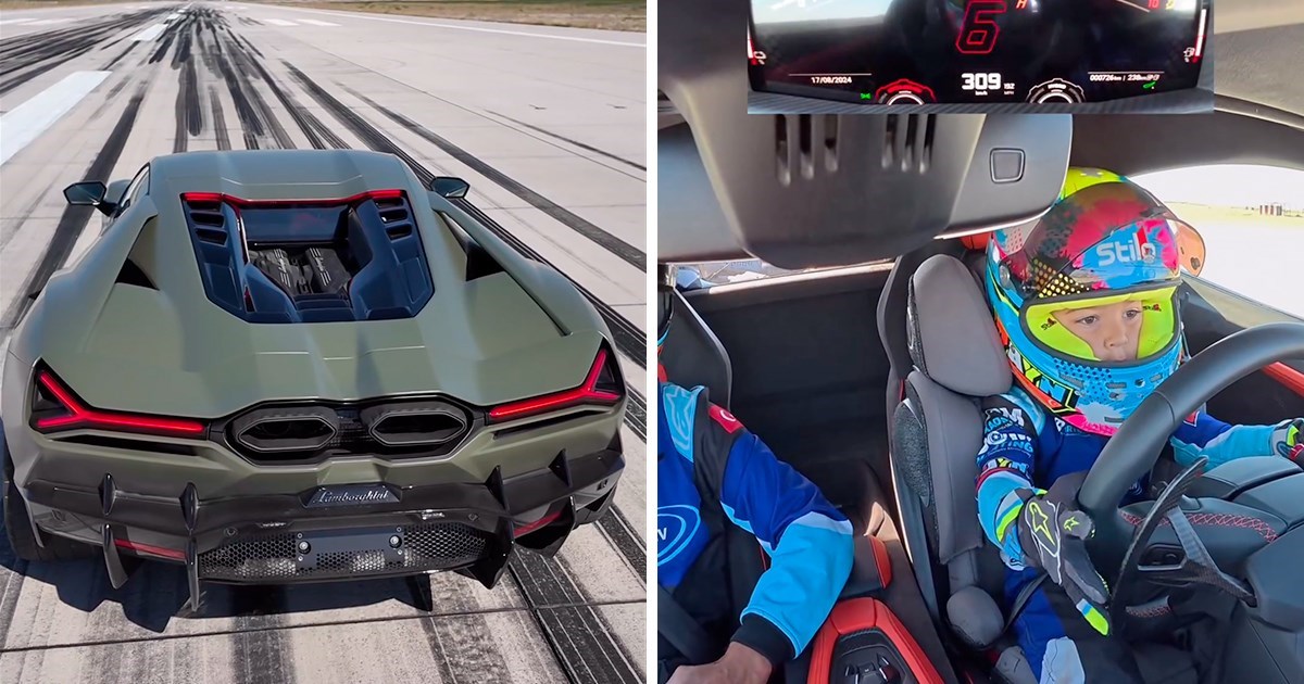 VIDEO Ima pet godina i vozi novi Lamborghini preko 300 km/h