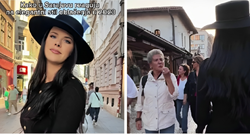 VIDEO Prošetala Sarajevom u elegantnoj odjeći, pogledajte reakcije prolaznika