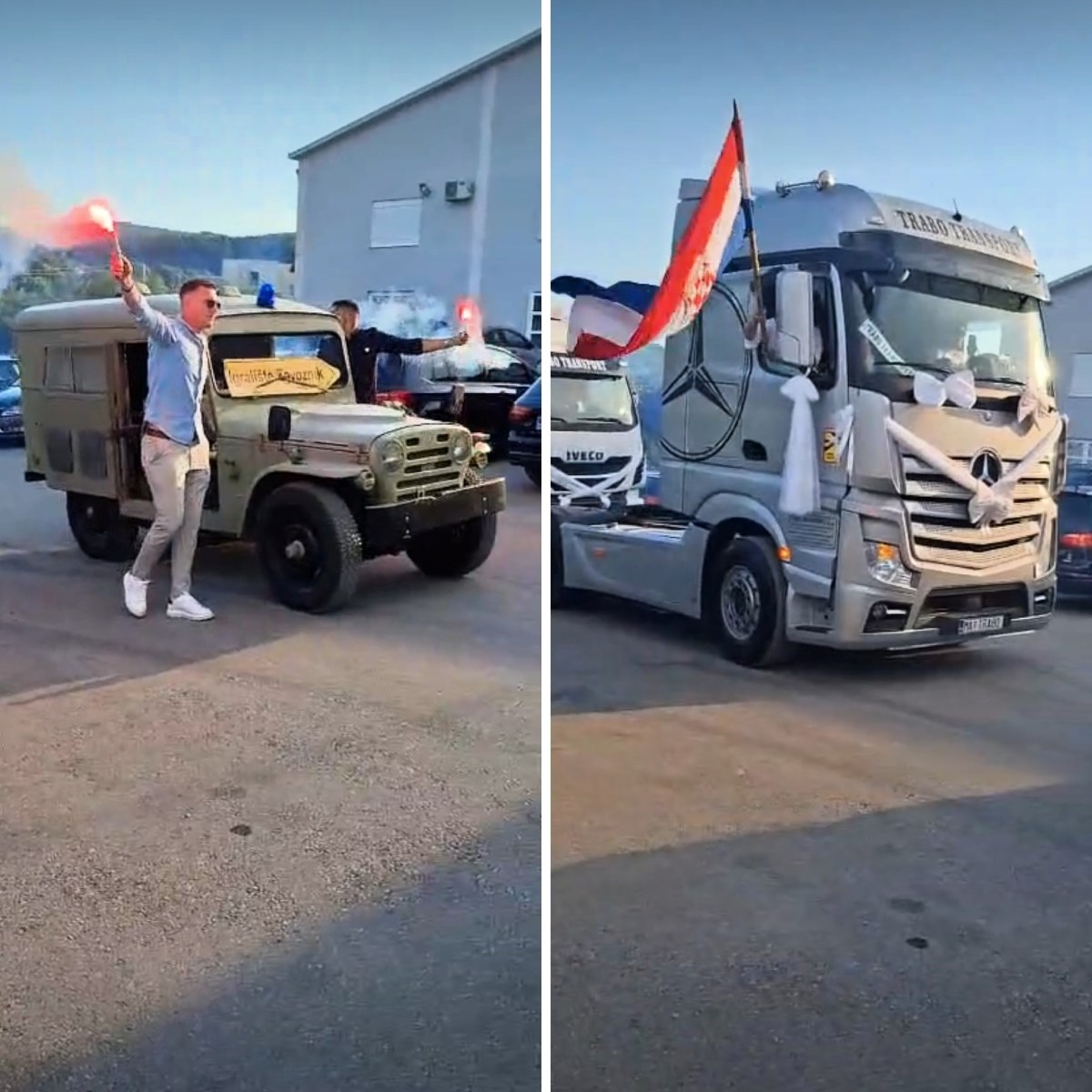 VIDEO Hercegovac na kamion stavio til i došao po mladu u njemu