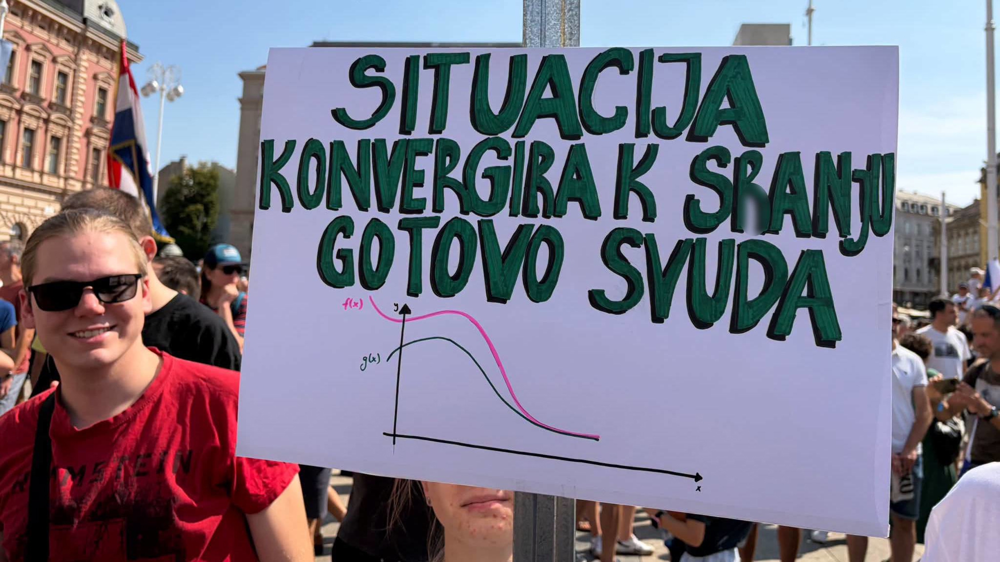 Matematički transparent na Hodu za Liku savršeno objašnjava stanje u zemlji