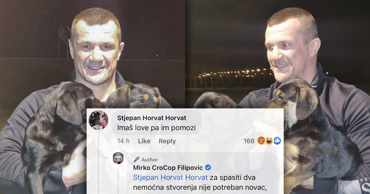 Tip poručio Cro Copu da "pomogne psićima jer ima love". Mirko mu objasnio neke stvari
