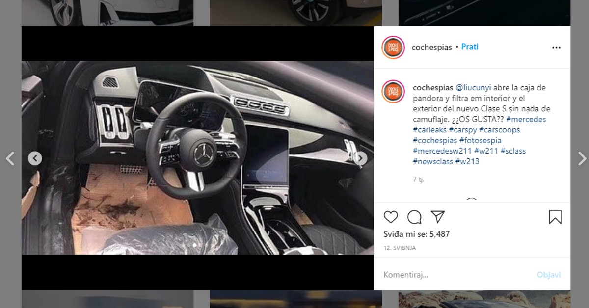 Jeste li spremni? Mercedes uskoro otkriva interijer S klase