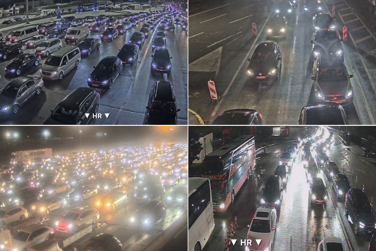 Večeras su gužve na granicama i na naplati Zagreb-Istok