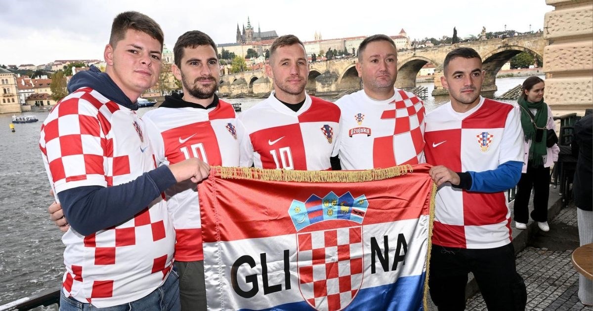 FOTO Hrvatski navijači okupljaju se u Pragu uoči utakmice s Češkom