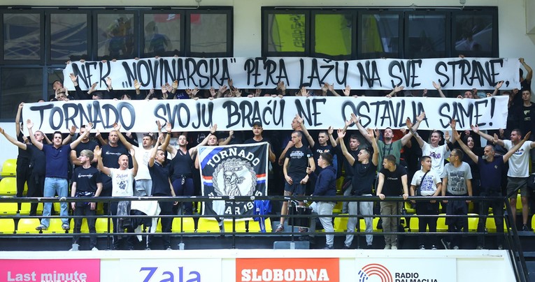 Pogledajte kako je zadarski Tornado podržao Torcidu