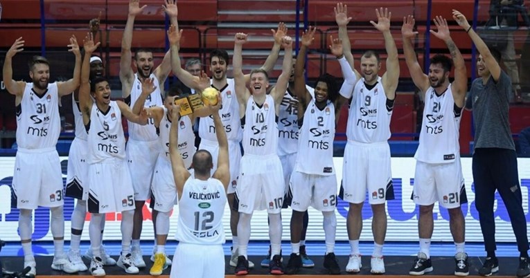 Partizan uvjerljivo u Zagrebu osvojio Superkup ABA lige