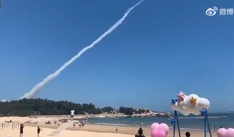 VIDEO Ovo su snimke ispaljivanja kineskih raketa u smjeru Tajvana