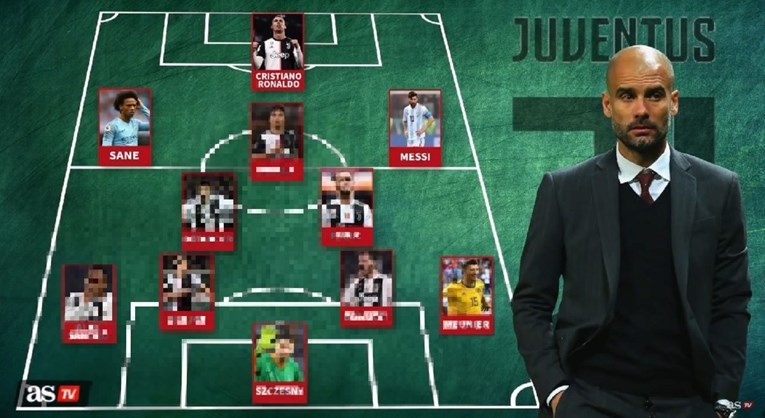 Kako bi izgledao Juventus pod Guardiolom? Messi, Ronaldo i Sane u napadu