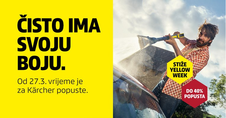 Počinje Yellow Week uz popuste do 40% na cjelokupan asortiman