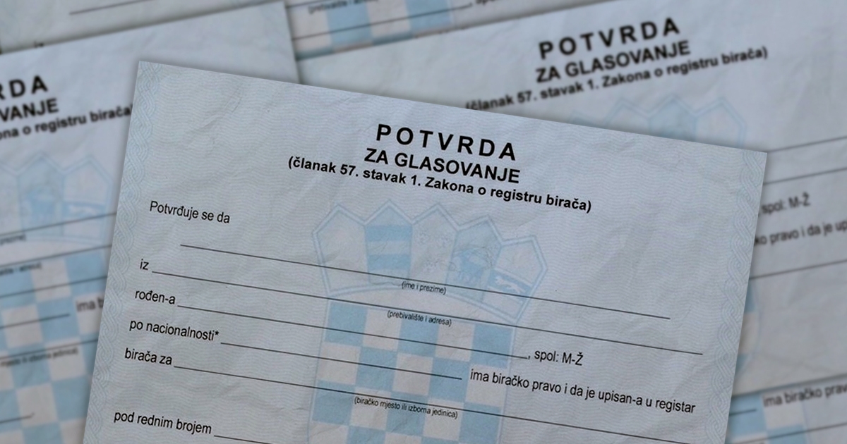 DIP nam je potvrdio: Ako vam je istekla osobna, nećete moći glasati bez ove potvrde