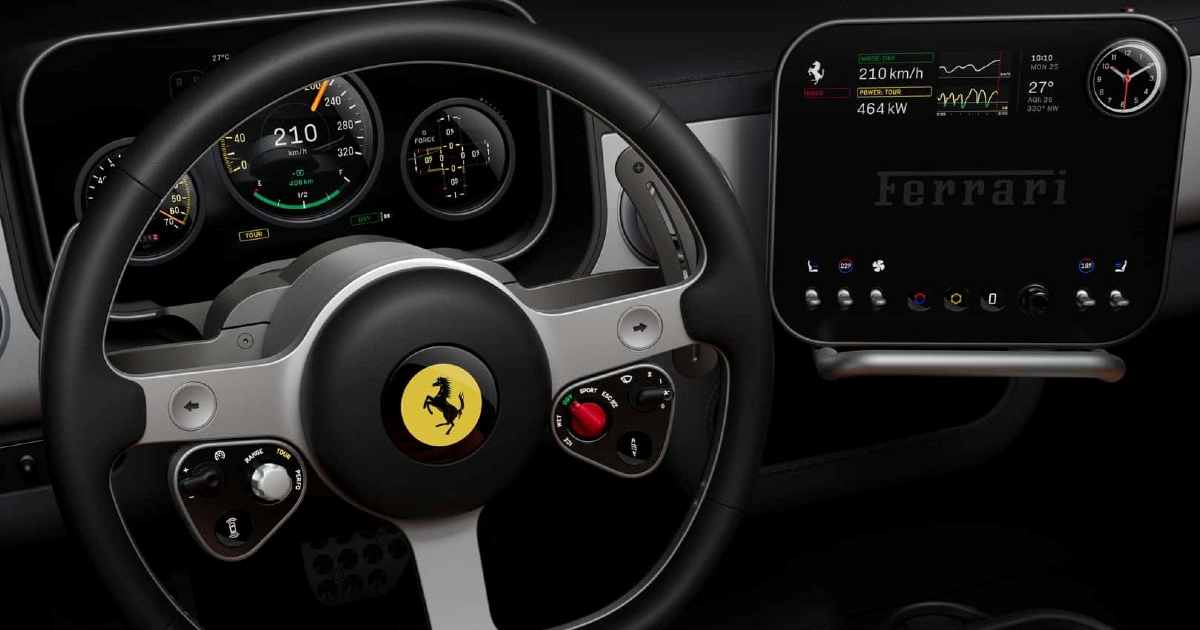 FOTO Prvi električni Ferrari dobio ime i interijer inspiriran Appleom