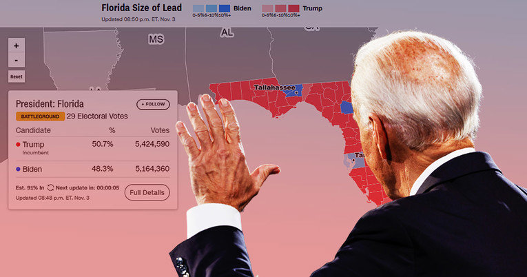 Trumpov savjetnik: Ako Biden osvoji Floridu, sve je gotovo