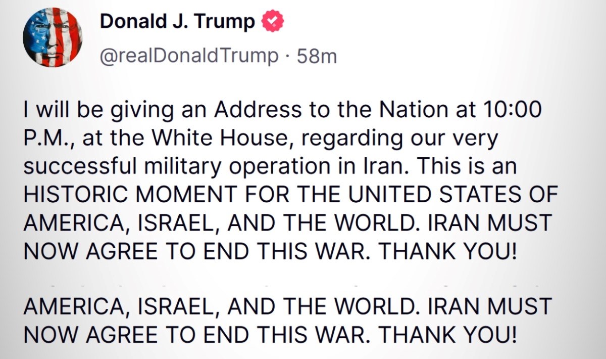 Trump nakon napada na Iran: Povijesni trenutak. Iran sad mora prekinuti rat