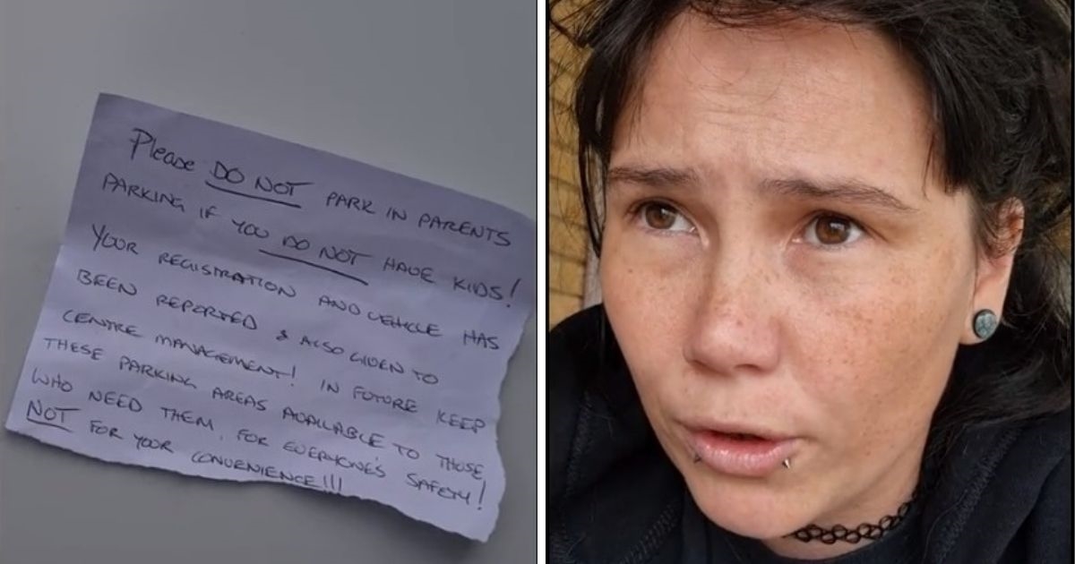 Mama se šokirala kada je pročitala bijesnu poruku koju joj je netko ostavio na autu