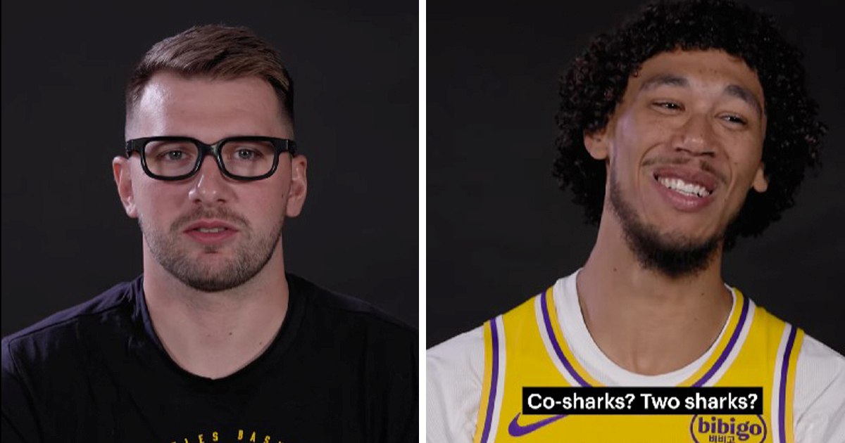 Dončić učio Lakerse slovenski: "Košarka? Dva morska psa?"