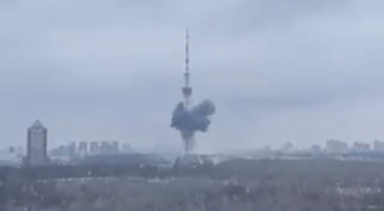 VIDEO Napadnut televizijski toranj u Kijevu