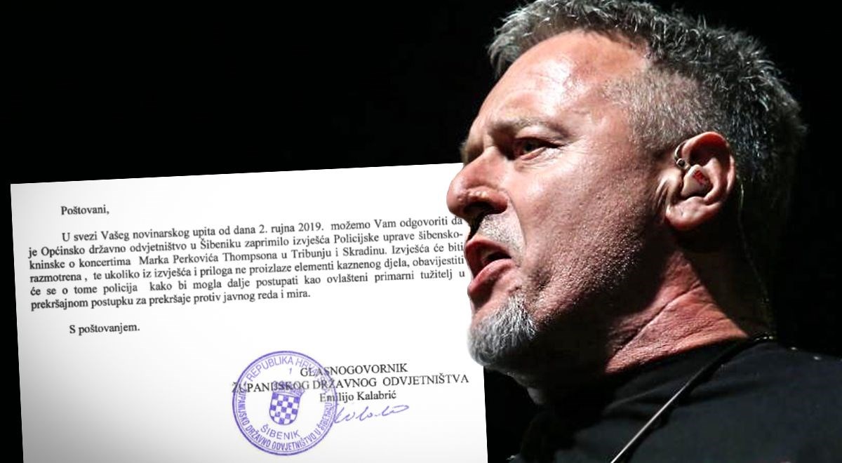 "Za dom spremni" je ilegalan, osim ako ga urla Thompson