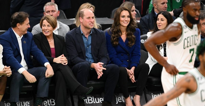 Princ William i Kate Middleton otišli na NBA utakmicu, publika ih izviždala