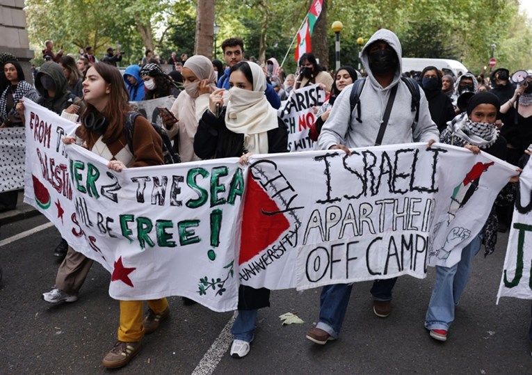 Oštre reakcije zbog propalestinskih prosvjeda na godišnjicu masakra Hamasa