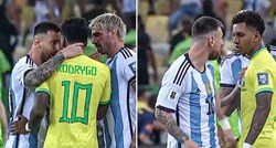 Messi uhvatio Rodryga za vrat: Mi smo kukavice? Ne, svjetski prvaci. Pazi što melješ
