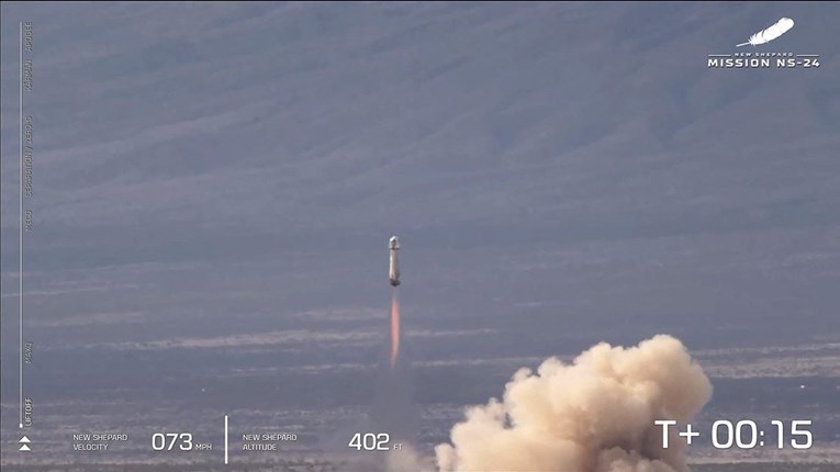 Bezosova raketa Blue Origin opet leti u svemir, više od godinu dana nakon nesreće