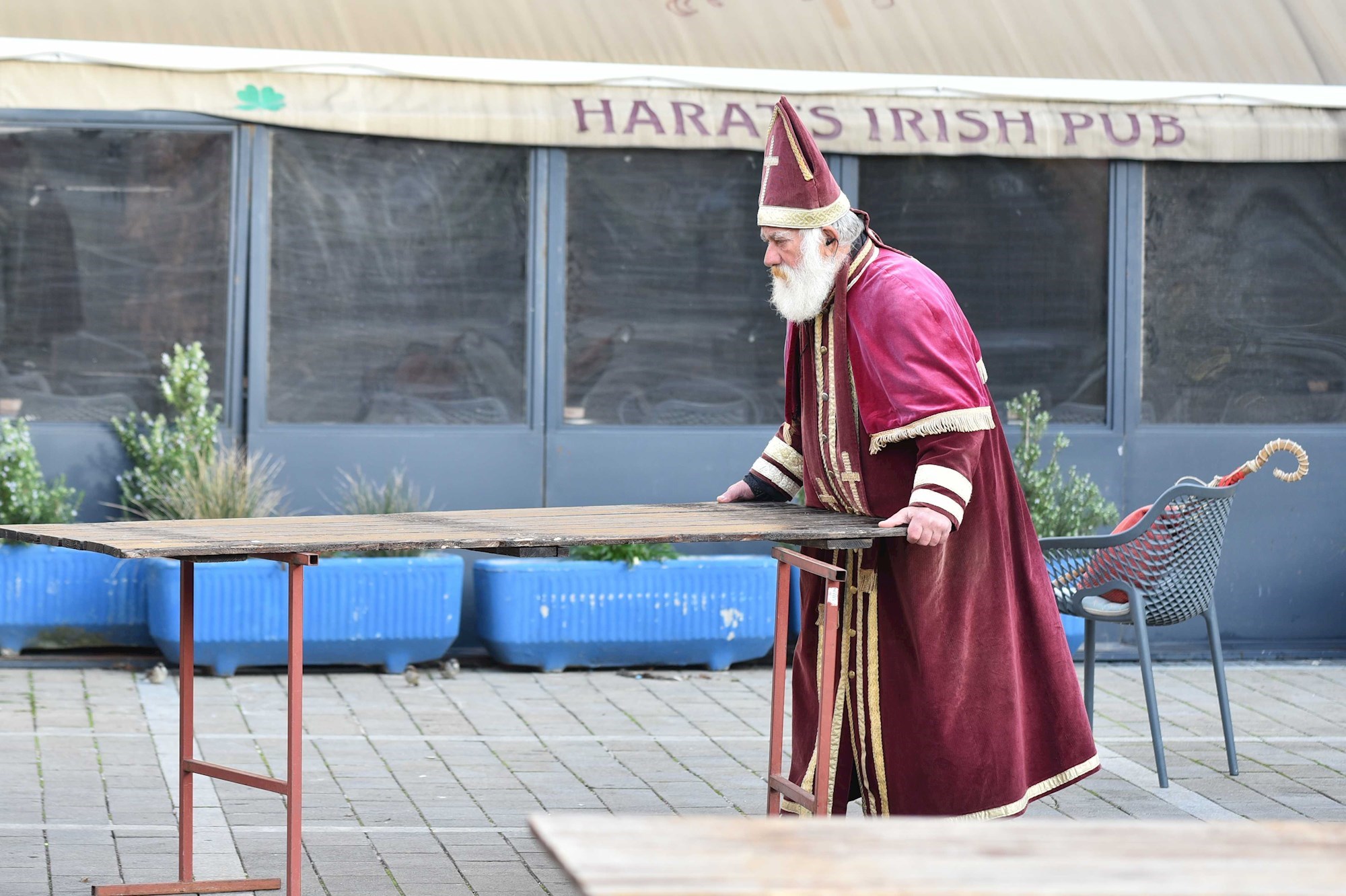U centru Zagreba viđen - sveti Nikola