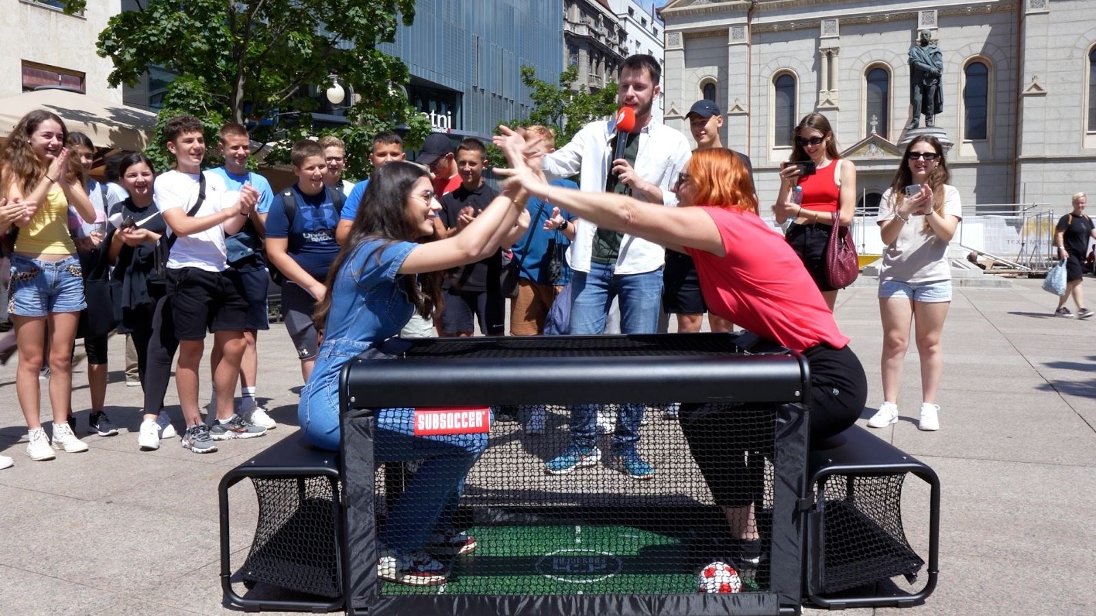 VIDEO Tko kaže da nogomet nije za žene? Iskazale su se u centru Zagreba 