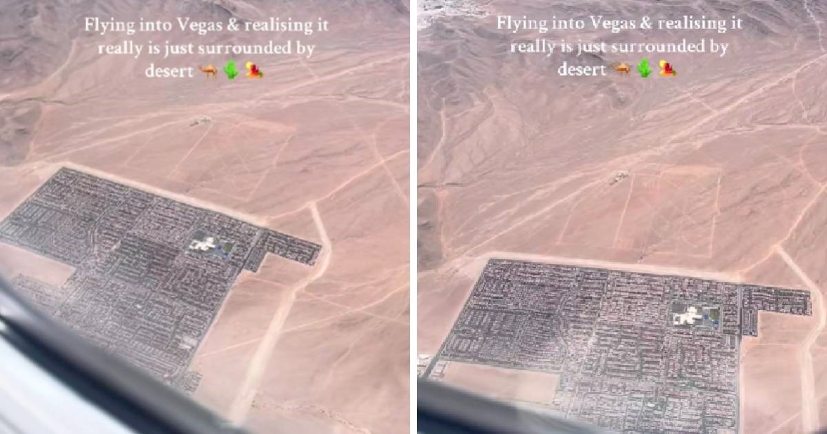 "Izgleda kao računalni čip": Snimka Las Vegasa iz zraka iznenadila korisnike TikToka