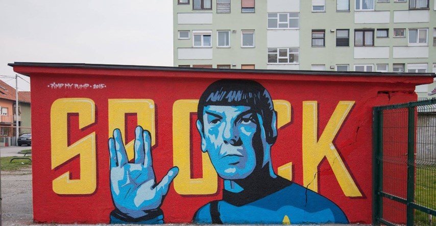 Netko je prefarbao omiljeni grafit Spocka na zagrebačkoj Trešnjevci
