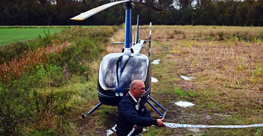 FOTO Skupocjeni ukrajinski helikopter sletio na farmu kod Karlovca