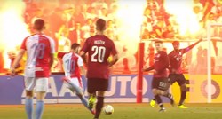 VIDEO Stadion u plamenu: Navijači Slavije napravili spektakularnu bakljadu