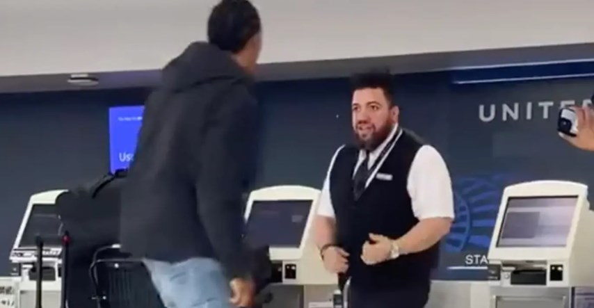 VIDEO Bivši NFL-ovac brutalno nokautirao radnika na aerodromu