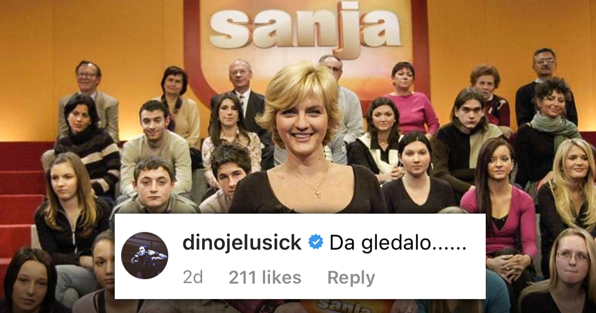 Komentar Dine Jelusića na scenu iz talk showa Sanja je hit: "Da gledalo..."