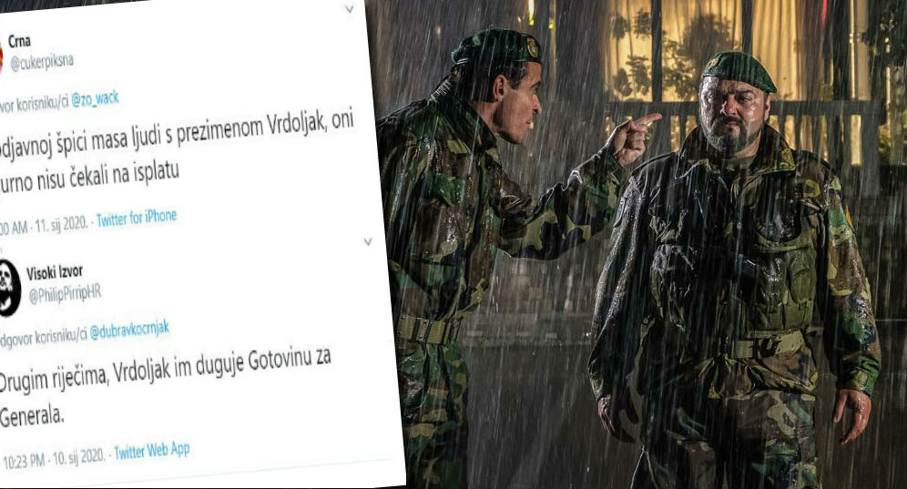 Nakon što se otkrilo da Vrdoljak duguje lovu za Generala Twitter preplavile fore