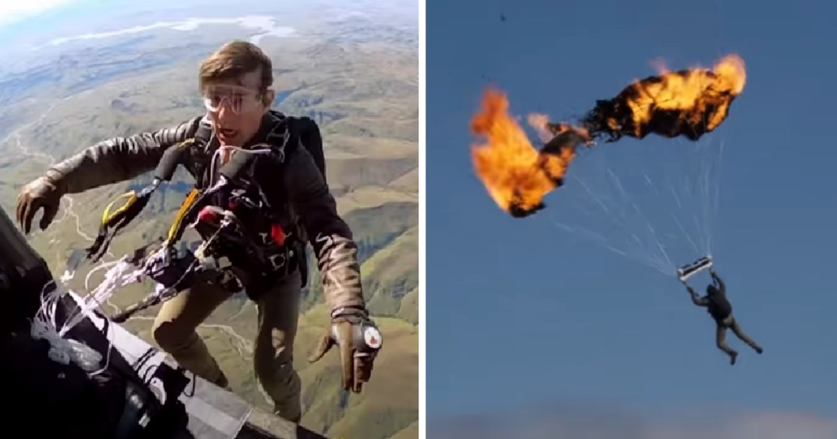 Tom Cruise 16 puta skočio sa zapaljenim padobranom, ušao u Guinessovu knjigu rekorda