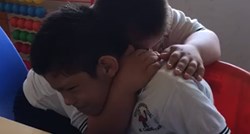 Najljepši video dana: Dječak s Downom grli i tješi uplakanog dječaka s autizmom