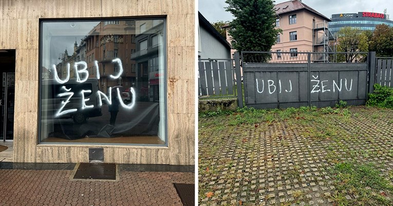 Po Zagrebu grafiti "ubij ženu". "Muškarac je izvadio sprej na Trgu i to napisao"