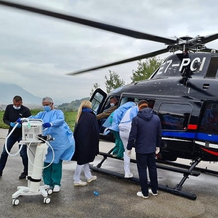 Trudnica iz Sarajeva helikopterom prebačena u Zagreb. U Zaraznoj je na intenzivnoj