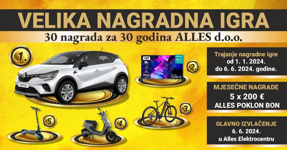 Allesovo izvlačenje nagrada: Putovanje kroz 30 godina uspjeha