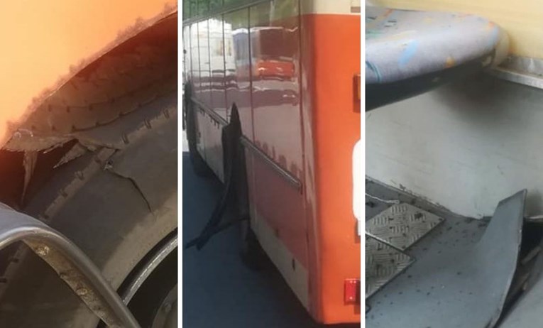 Eksplodirala guma busu u Rijeci, opečena putnica na sjedalu